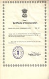 certificate of incorporation
