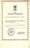 certificate of incorporation