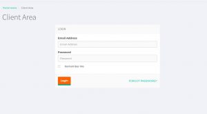 login window